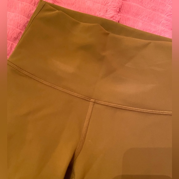 Lululemon Mustard Yellow Bike Shorts - Picture 3 of 7